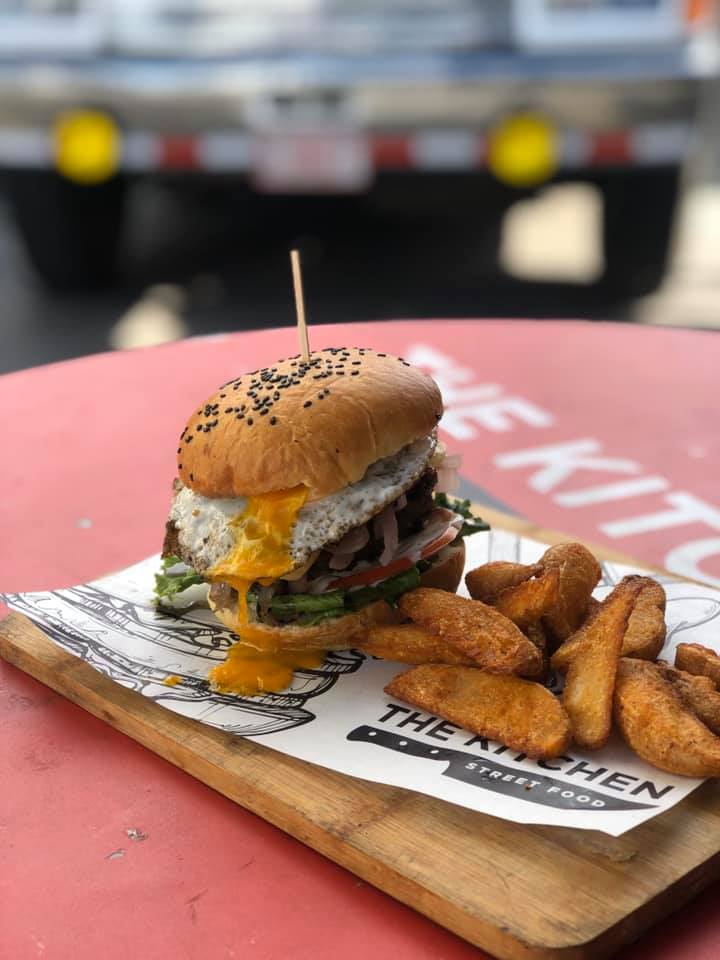 Hamburguesa con papas