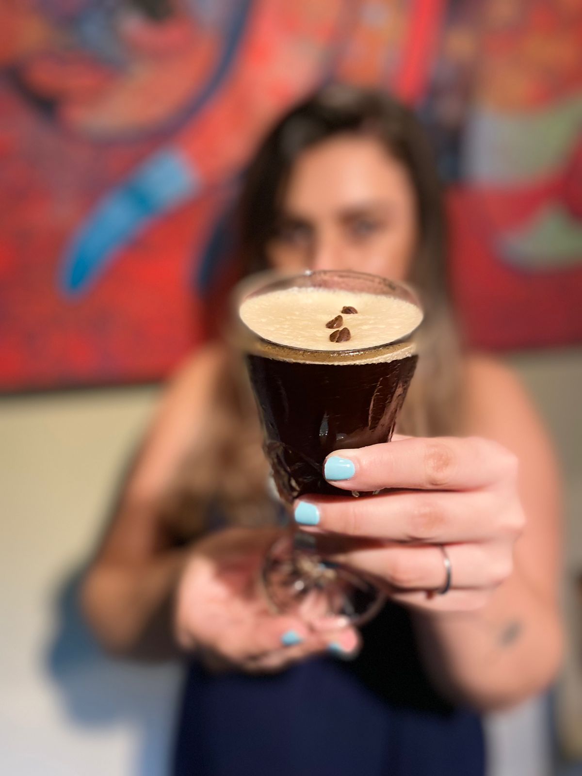 Coctel con licor de Café Cententario