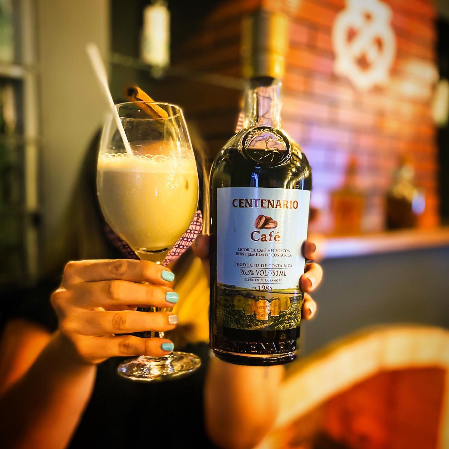 Coctel con licor de Café Cententario