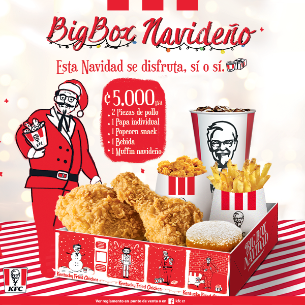 KFC presenta sus combos de Navidad - la fatfluencer