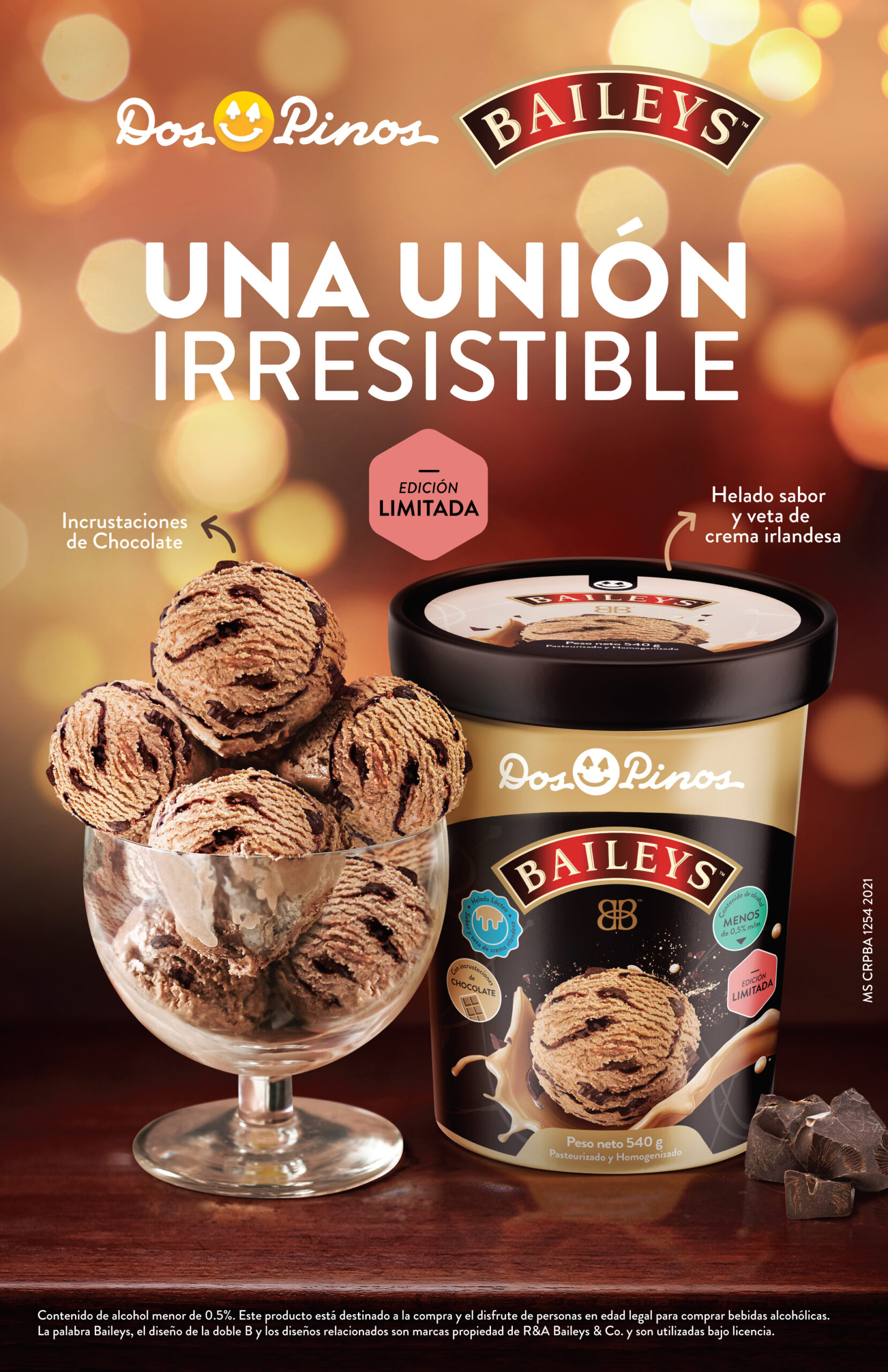 dos pinos y baileys