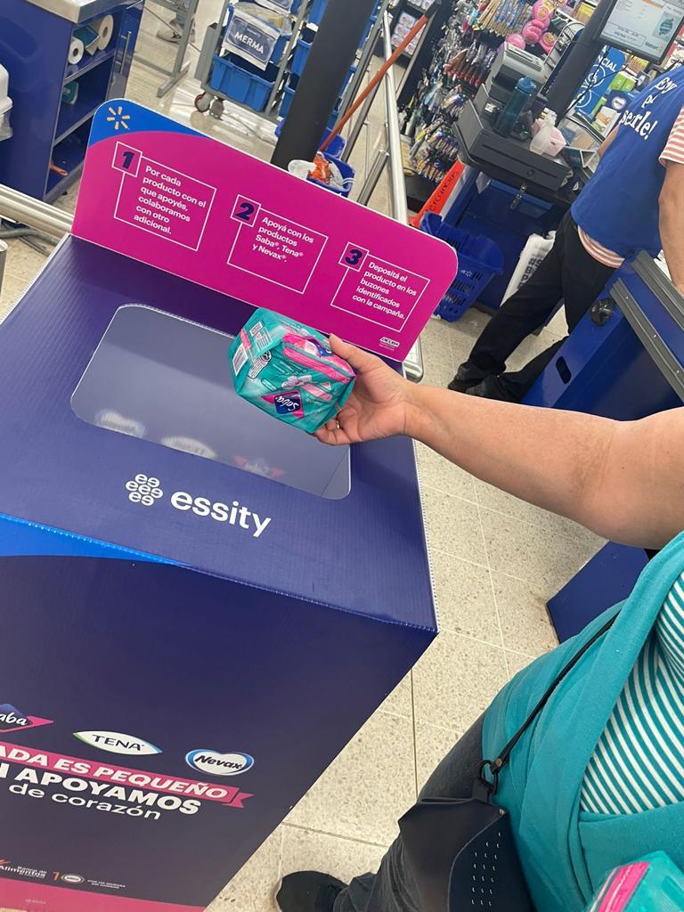 Campaña Walmart y Essity 