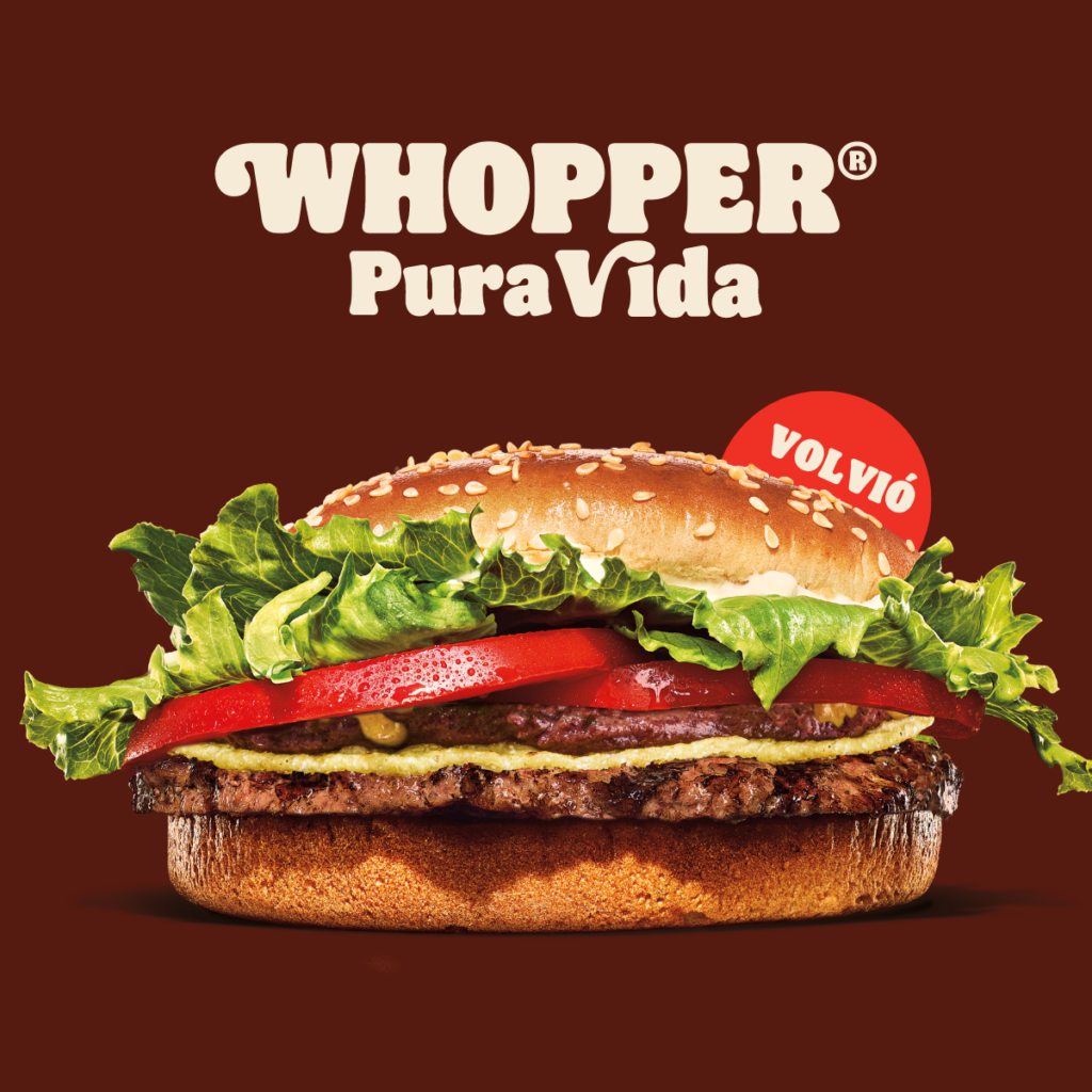 Este año, Burger King Costa Rica es cuatro veces más ¡Pura Vida!