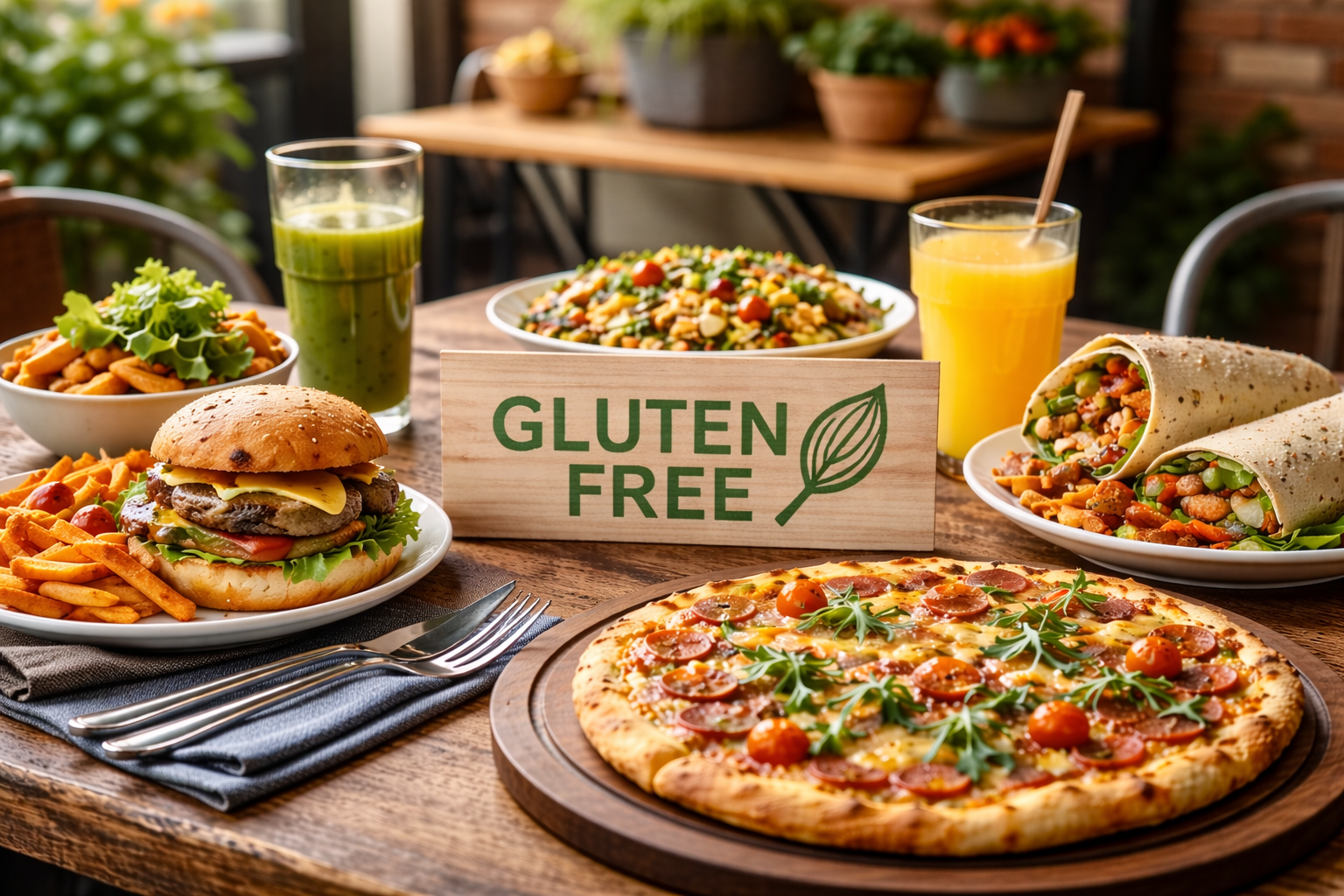 Cena en restaurante sin gluten en Costa Rica apto para celíacos